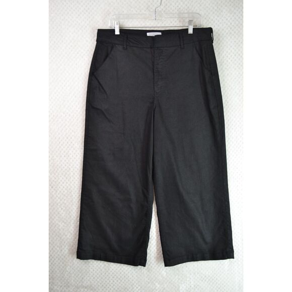 Dear John Women's 32 Audrey Super High Rise Cropped Wide Leg Pants - Picture 1 of 15